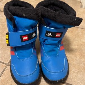 adidas Kids Blue Boots with LEGO Accents